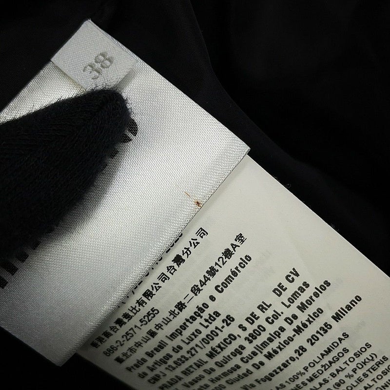 ミュウミュウ ダウンコート フォックスファー ポリエステル レディースサイズ38 MS1353 Miu Miu アウター 黒