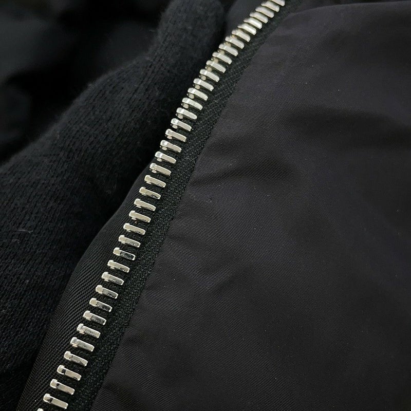 ミュウミュウ ダウンコート フォックスファー ポリエステル レディースサイズ38 MS1353 Miu Miu アウター 黒