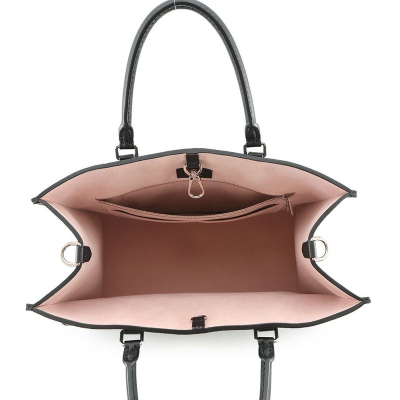 ルイヴィトン ハンドバッグ レザー ロックミー・トート MM M56099 ヴィトン バッグ 2way ショルダーバッグ ブラック 黒