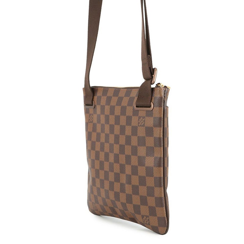ルイヴィトン ショルダーバッグ ダミエ・エベヌ ポシェット・プラット・ブルックリン N41100 LOUIS VUITTON ヴィトン バッグ