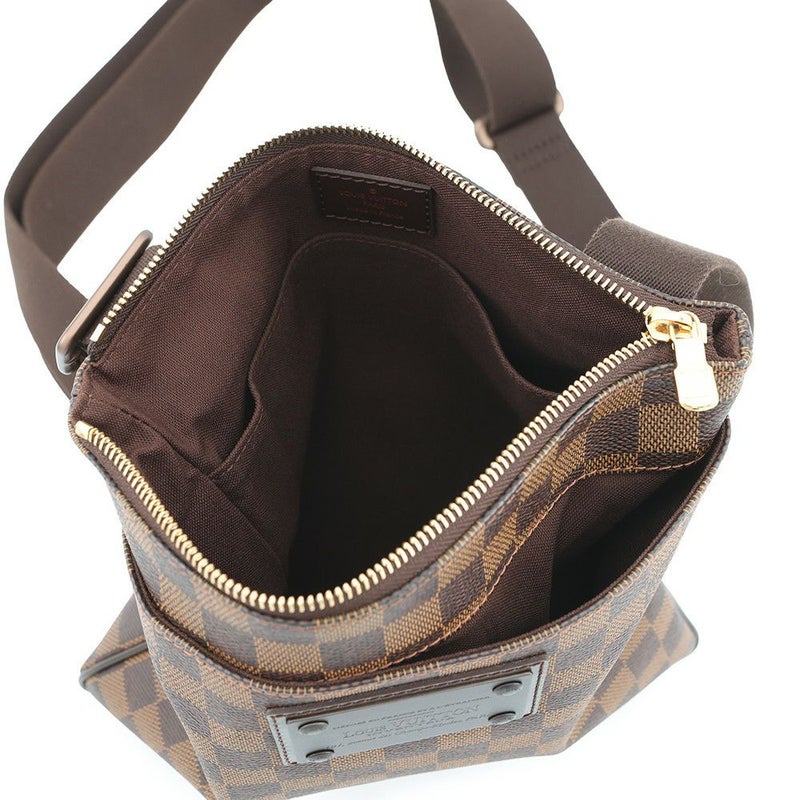 ルイヴィトン ショルダーバッグ ダミエ・エベヌ ポシェット・プラット・ブルックリン N41100 LOUIS VUITTON ヴィトン バッグ