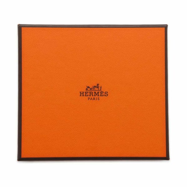 エルメス コインケース バスティア モーヴシルベストル/シルバー金具 シェブルミゾル Z刻印 HERMES シェーブル