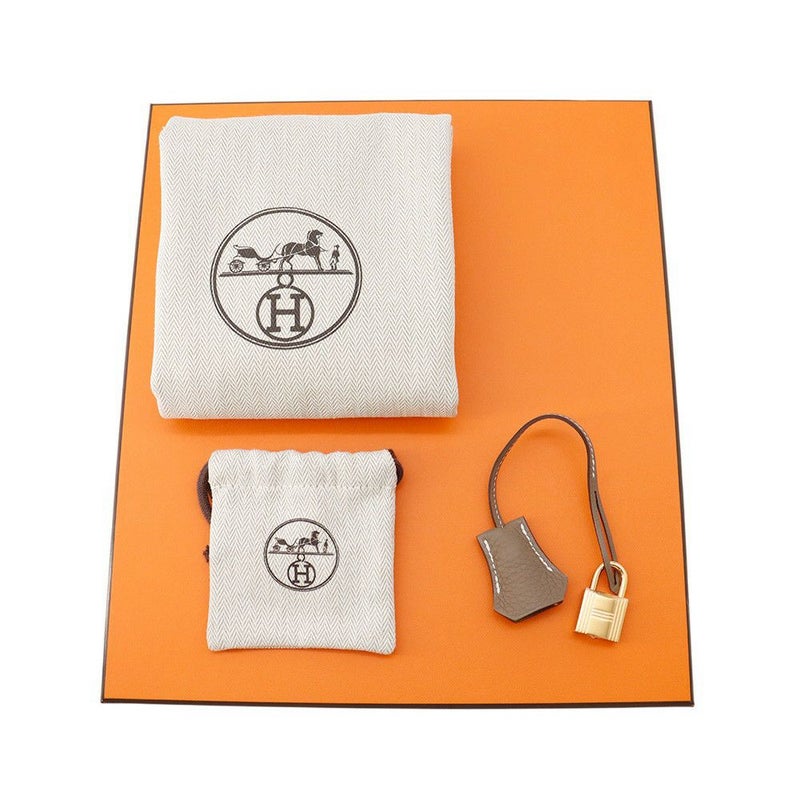 エルメス バーキン25 エトゥープ/ゴールド金具 トゴ K刻印 HERMES Birkin ハンドバッグ