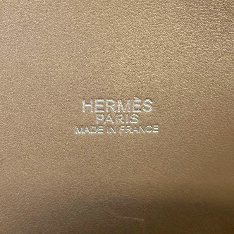 エルメス ハンドバッグ ボリード31 エトゥープ/シルバー金具 シェブルミゾル □J刻印 2wayショルダー