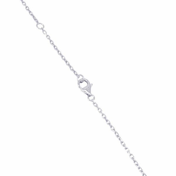 カルティエ ネックレス ラブ シェイプ パヴェ ダイヤモンド 48P 計0.30ct K18WG Cartier ジュエリー