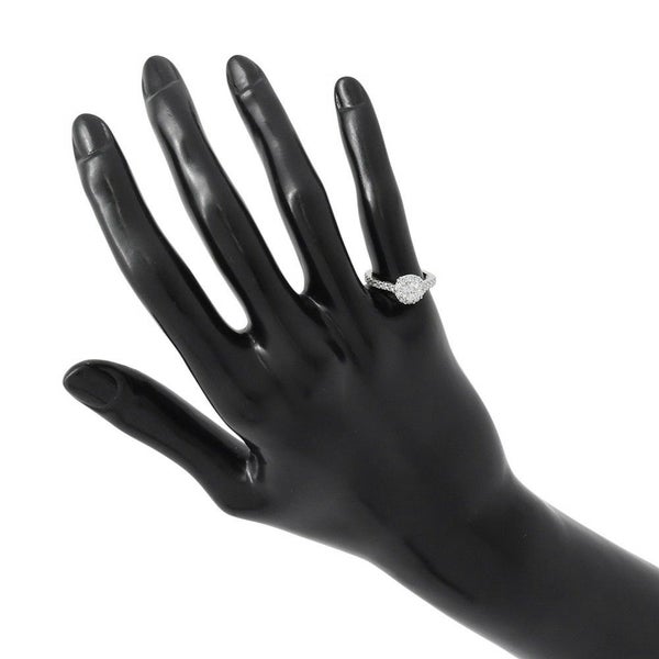 グラフ リング アイコン ラウンド ダイヤモンド エンゲージメントリング ダイヤ 中石0.50ct K18WG リングサイズ約9号 GIA鑑定書付き 指輪