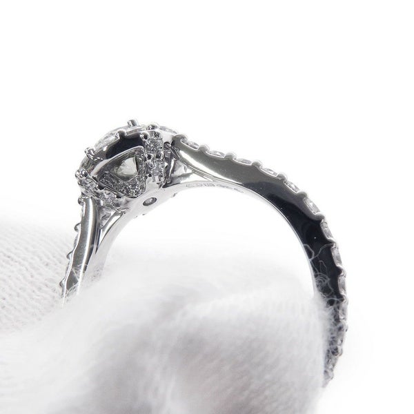 グラフ リング アイコン ラウンド ダイヤモンド エンゲージメントリング ダイヤ 中石0.50ct K18WG リングサイズ約9号 GIA鑑定書付き 指輪