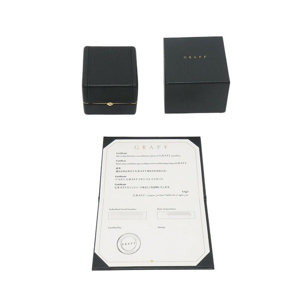 グラフ リング アイコン ラウンド ダイヤモンド エンゲージメントリング ダイヤ 中石0.50ct K18WG リングサイズ約9号 GIA鑑定書付き 指輪