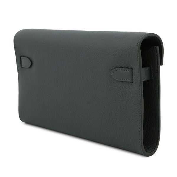 エルメス ケリーウォレット ロング トゥーゴー ヴェールマングローブ/ゴールド金具 エバーカラー K刻印