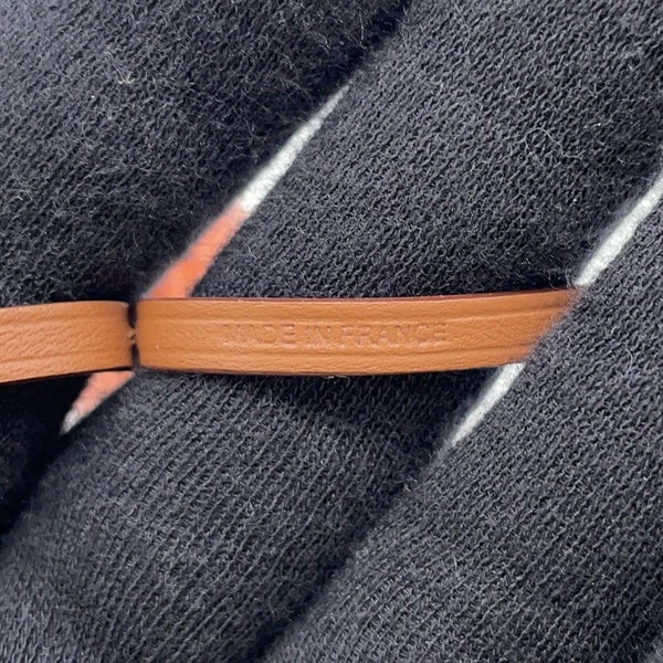 エルメス バッグチャーム ショッパー サックオランジュ フー/ゴールド ラムスキン Z刻印