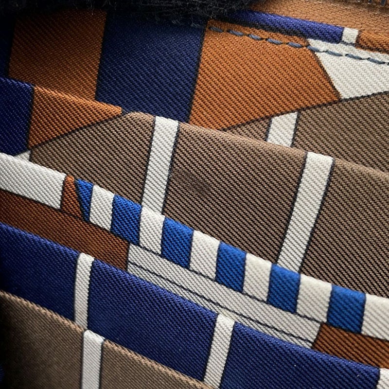 エルメス 長財布 アザップロング シルクイン ゴールド/シルバー金具 エプソン Y刻印 HERMES 財布