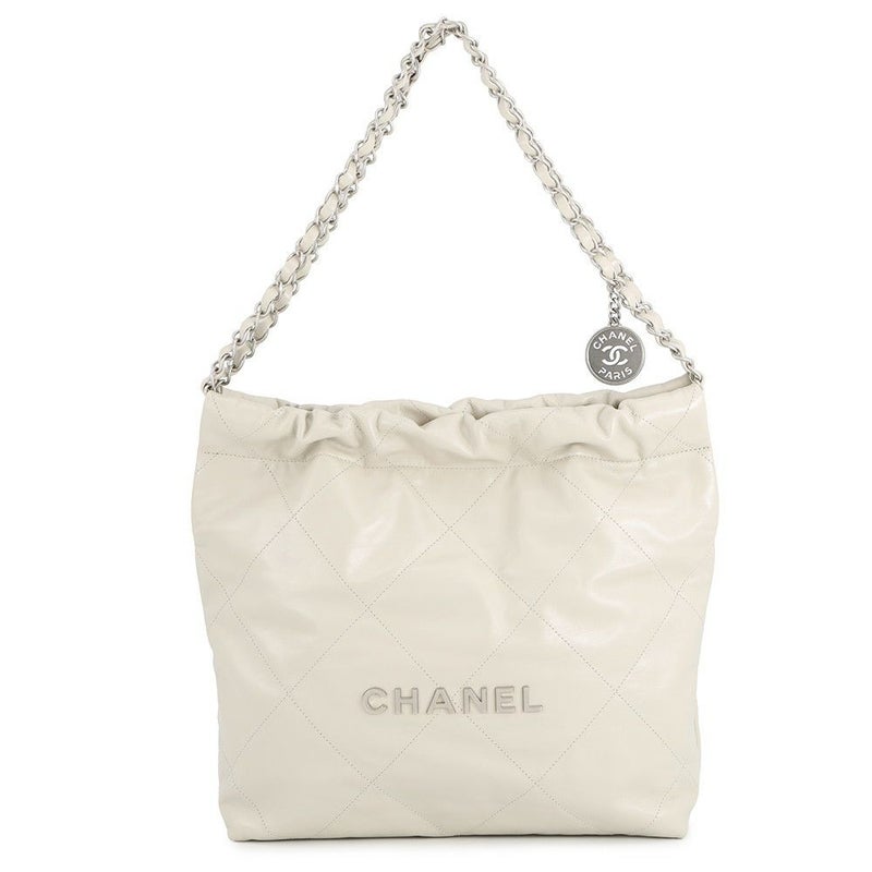 シャネル ハンドバッグ シャネル22 シャイニーカーフレザー AS3260 CHANEL