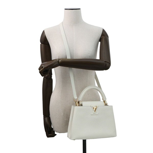 ルイヴィトン ハンドバッグ トリヨンレザー カプシーヌ BB M55832 ヴィトン バッグ 2way ショルダーバッグ 白 ホワイト