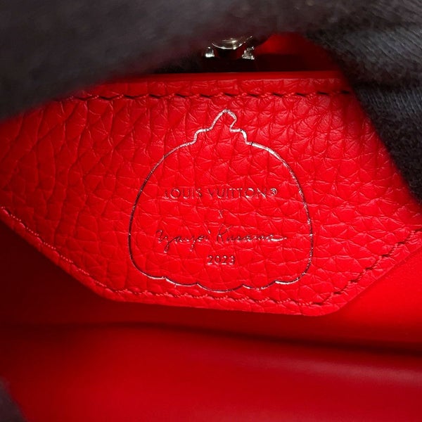 ルイヴィトン ハンドバッグ トリヨンレザー インフィニティ ドット LV×YK カプシーヌBB M21635 2way 日本限定 草間彌生