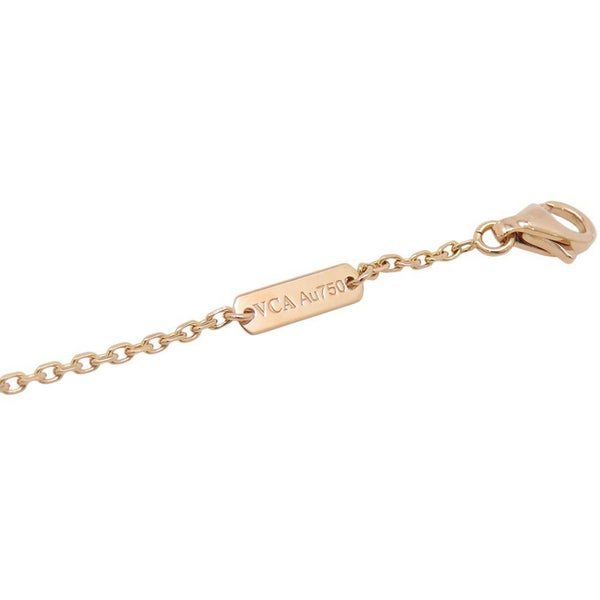 ヴァンクリーフ&アーペル ネックレス ヴィンテージ アルハンブラ ペンダント K18PGピンゴールド Van Cleef & Arpels