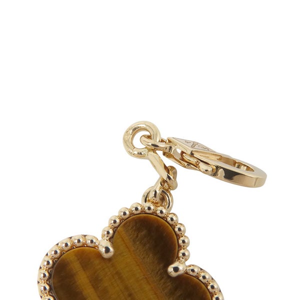 ヴァンクリーフ＆アーペル ネックレス ヴィンテージ アルハンブラ 10モチーフ タイガーズアイ K18YGイエローゴールド VCARD40700