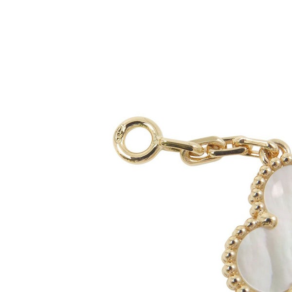 ヴァンクリーフ&アーペル ネックレス ヴィンテージ アルハンブラ ネックレス 10モチーフ マザーオブパール K18YG VCARA42800