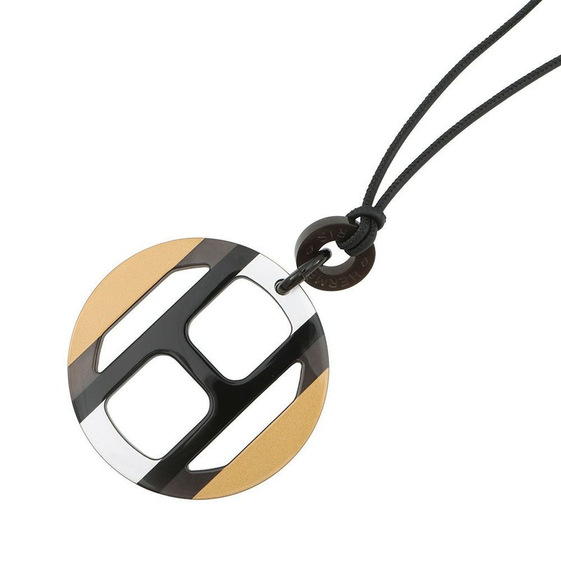 エルメス ネックレス Hエキップ Equipe バッファローホーン イリュージョン ドゥ ニュイ HERMES アクセサリー