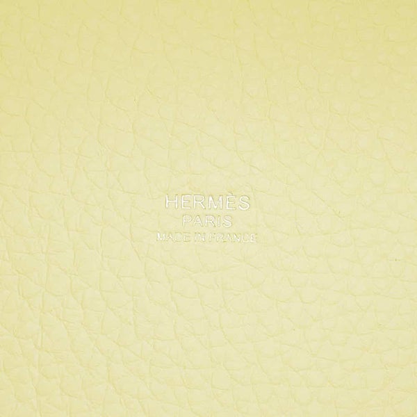 エルメス ハンドバッグ ピコタンロックPM ジョーヌミルトン/シルバー金具 トリヨンクレマンス W刻印