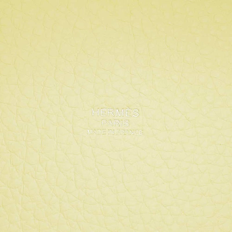 エルメス ハンドバッグ ピコタンロックPM ジョーヌミルトン/シルバー金具 トリヨンクレマンス W刻印