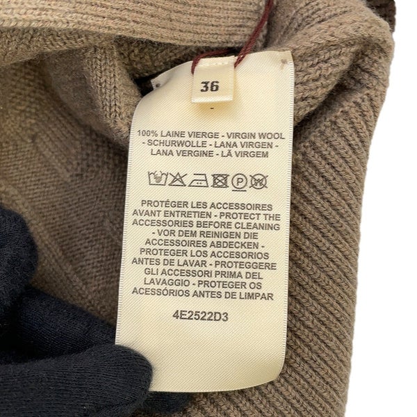 エルメス ロングカーディガン Hモチーフ ウール レディースサイズ36 HERMES トップス