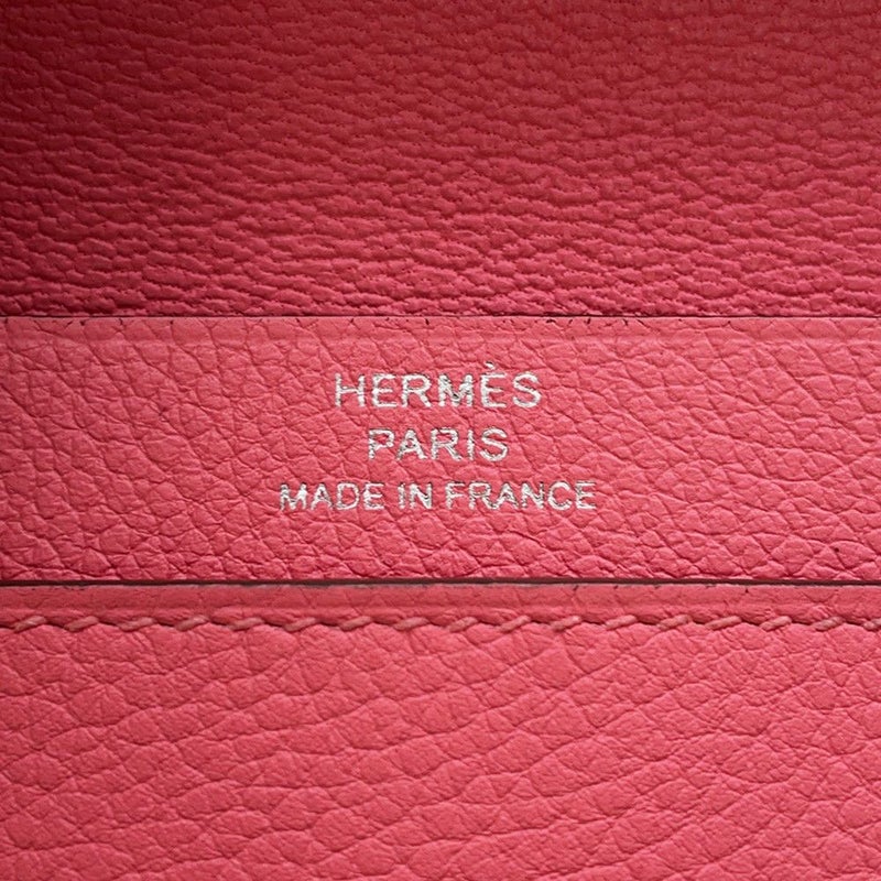 エルメス カードケース RMS ローズアザレ/シルバー金具 エバーカラー K刻印 HERMES 名刺入れ