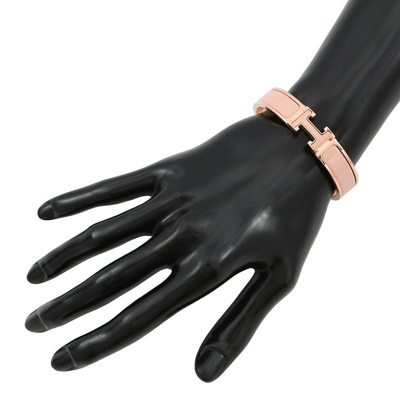 エルメス ブレスレット クリックH クリッククラックPM グリッター ローズ・カッサータ HERMES アクセサリー