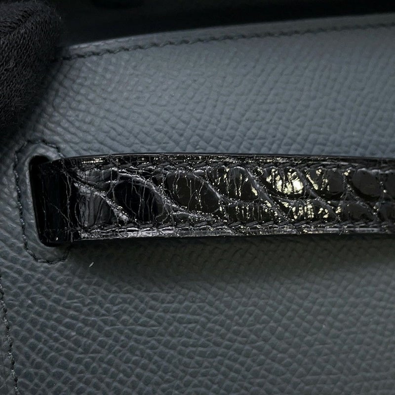 エルメス ケリーウォレット ロング トゥーゴー タッチ グリミスティ/ブラック/シルバー金具 エプソン/アリゲーター W刻印