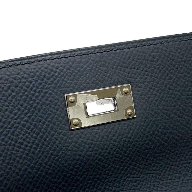 エルメス ケリーウォレット ロング トゥーゴー タッチ グリミスティ/ブラック/シルバー金具 エプソン/アリゲーター W刻印