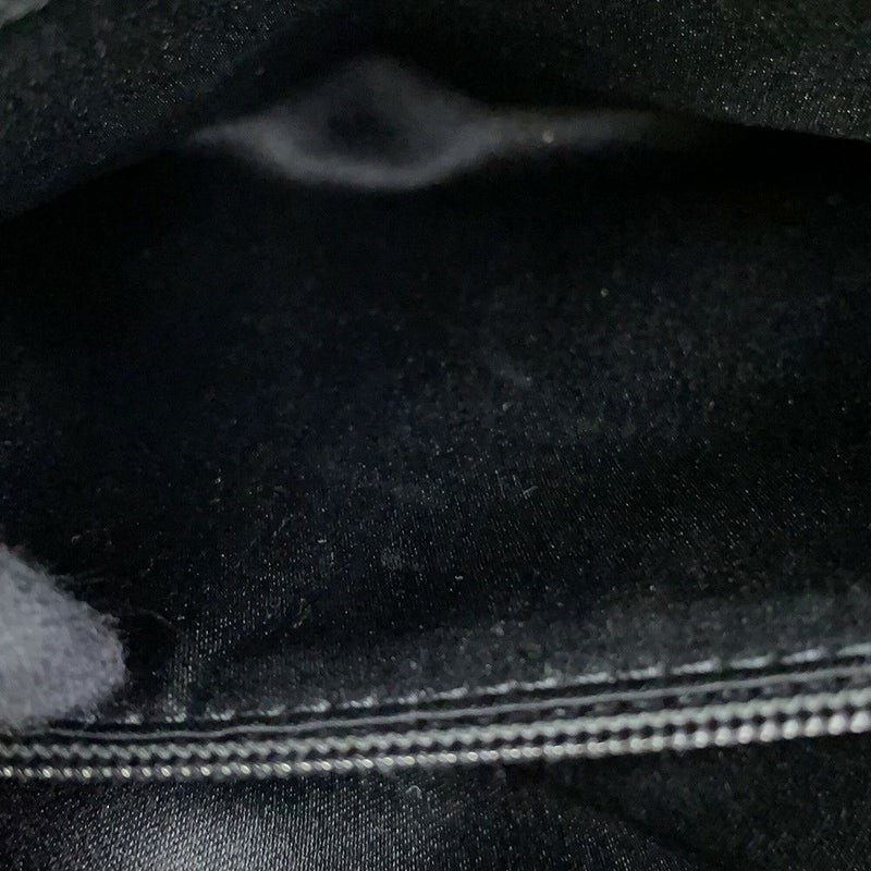 シャネル チェーンショルダーバッグ ココマーク シェブロン ラムスキン CHANEL 黒