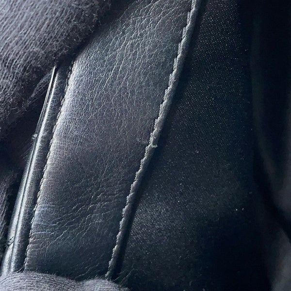 シャネル チェーンショルダーバッグ ココマーク シェブロン ラムスキン CHANEL 黒