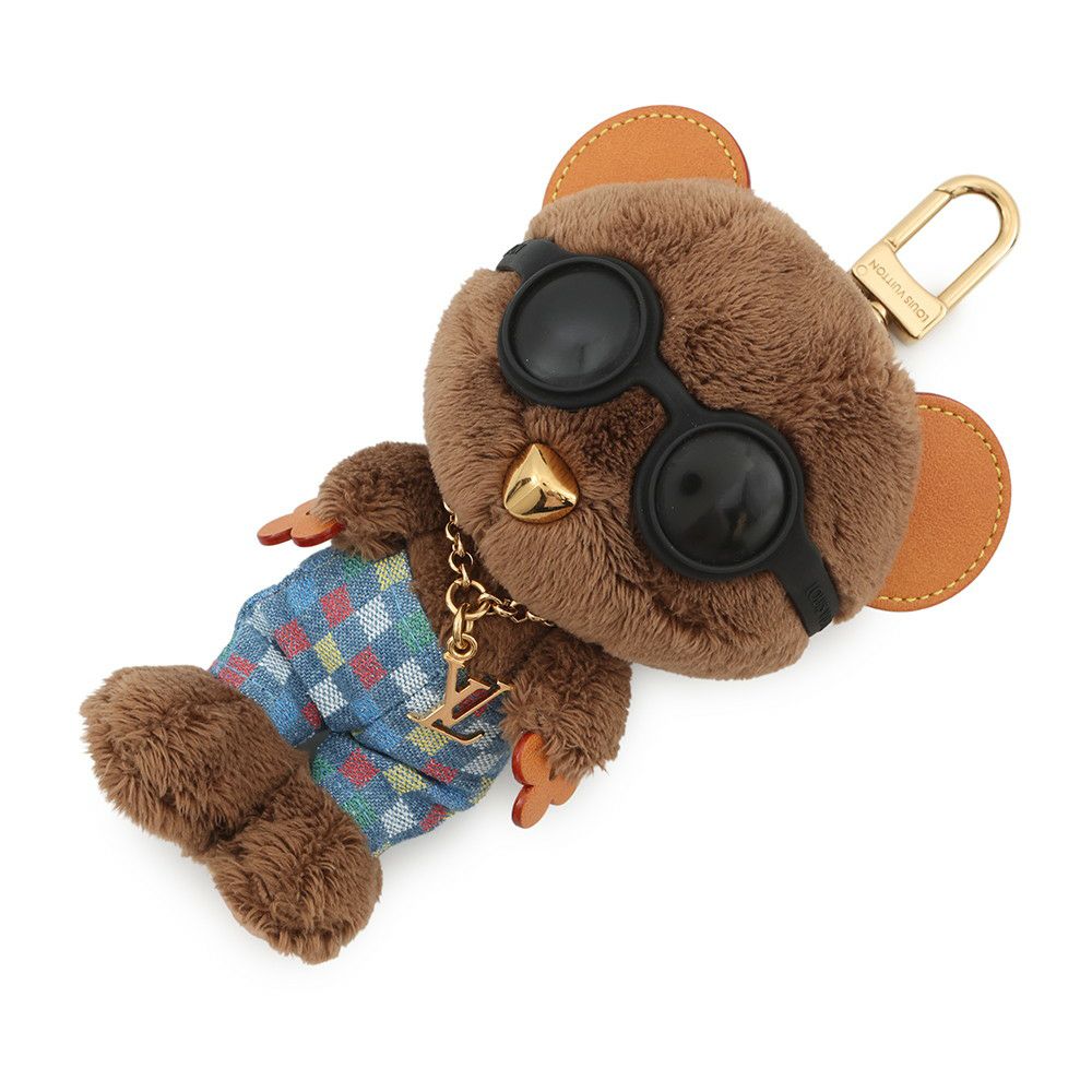 ルイヴィトン バッグチャーム LV ルイ ベア フェイクファー M03178