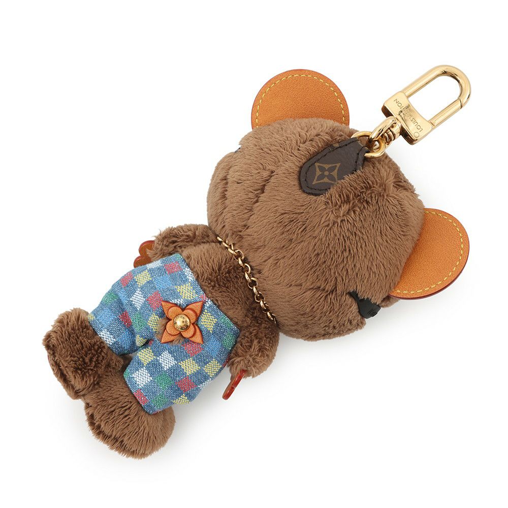 ルイヴィトン バッグチャーム LV ルイ ベア フェイクファー M03178