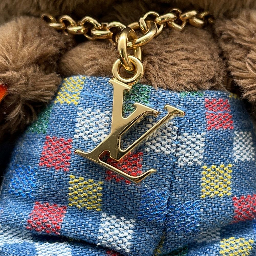 ルイヴィトン バッグチャーム LV ルイ ベア フェイクファー M03178