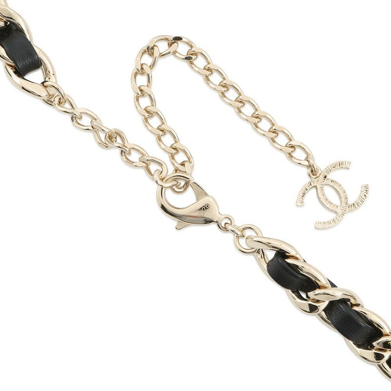 シャネル チェーンベルト リボン ココマーク カーフスキン サイズ70 25B AAB382 CHANEL アクセサリー