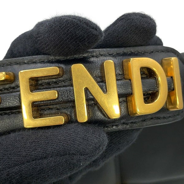 フェンディ ショルダーバッグ ステファノ・ピラーティコラボ バゲット ナッパレザー 8BR822 FENDI 2way 黒