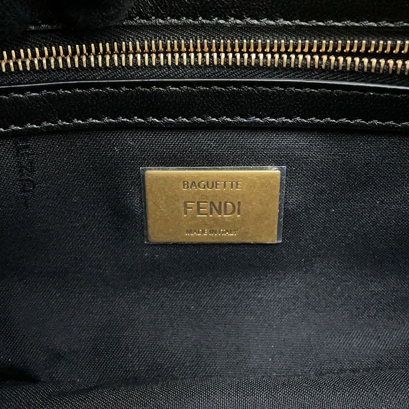 フェンディ ショルダーバッグ ステファノ・ピラーティコラボ バゲット ナッパレザー 8BR822 FENDI 2way 黒