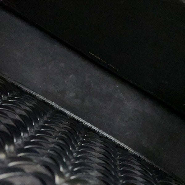 フェンディ ハンドバッグ セレリア ピーカブー アイシーユー ISEEU 編み込み スモール 8BN327 2way 黒 ファミリーセール品