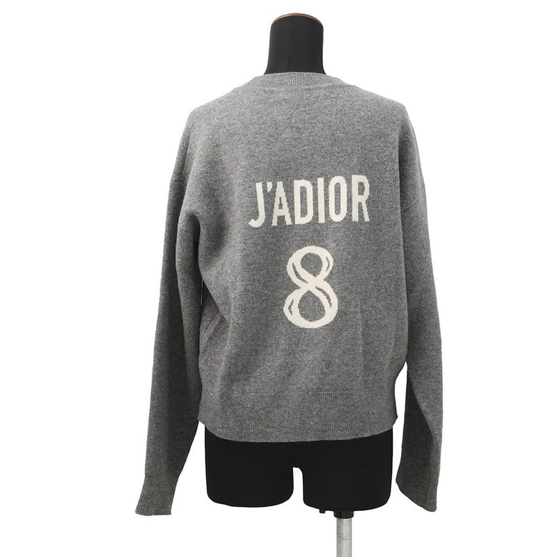 クリスチャン・ディオール ニット J‘Adior 8 ボクシーセーター カシミヤ レディースサイズ36 924S55AM009 トップス