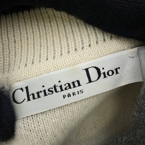 クリスチャン・ディオール ニット J‘Adior 8 ボクシーセーター カシミヤ レディースサイズ36 924S55AM009 トップス