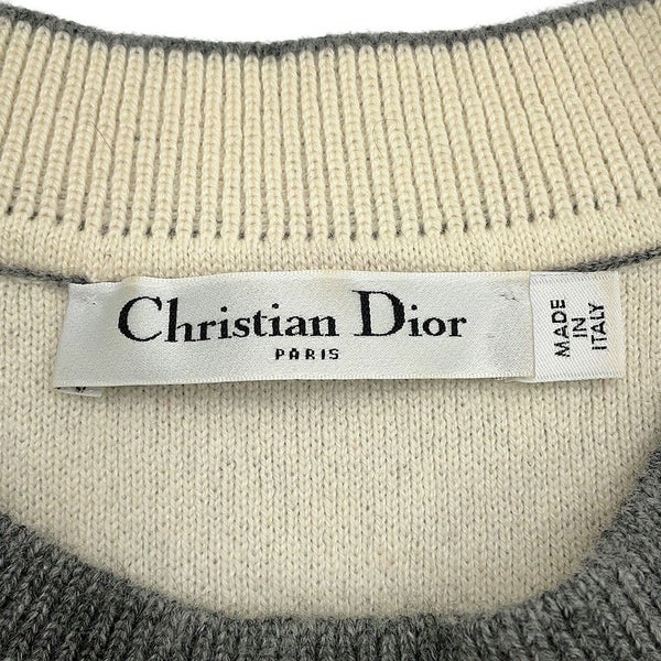 クリスチャン・ディオール ニット J‘Adior 8 ボクシーセーター カシミヤ レディースサイズ36 924S55AM009 トップス
