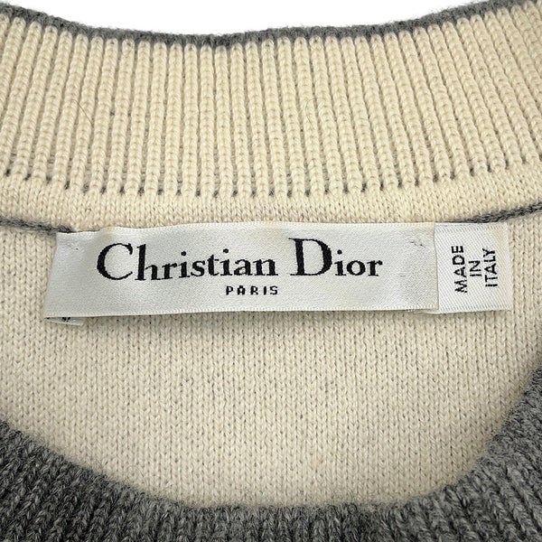 クリスチャン・ディオール ニット J‘Adior 8 ボクシーセーター カシミヤ レディースサイズ36 924S55AM009 トップス