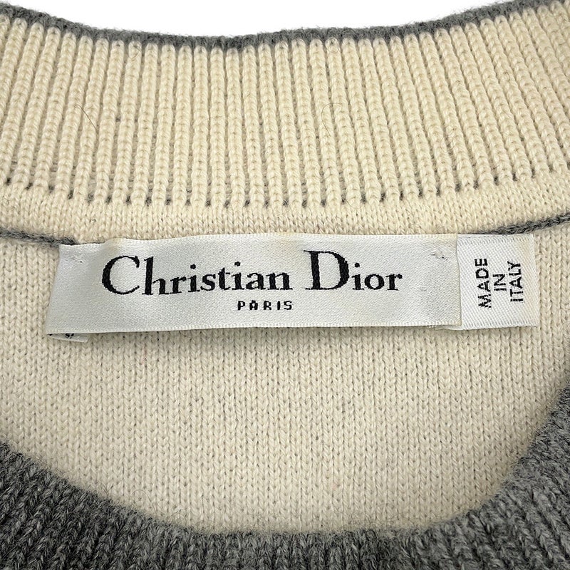クリスチャン・ディオール ニット J‘Adior 8 ボクシーセーター カシミヤ レディースサイズ36 924S55AM009 トップス