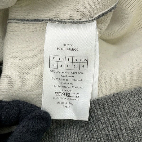 クリスチャン・ディオール ニット J‘Adior 8 ボクシーセーター カシミヤ レディースサイズ36 924S55AM009 トップス