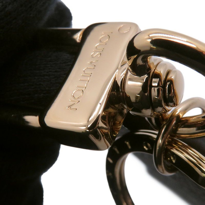 ルイヴィトン キーホルダー モノグラム/レザー ポルトクレ LV パンダ M63094 LOUIS VUITTON チャーム 黒 白 ブラック