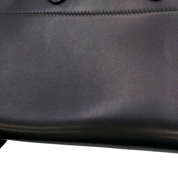 ザ ロウ ハンドバッグ マルゴー10 レザー THE ROW 2way 黒