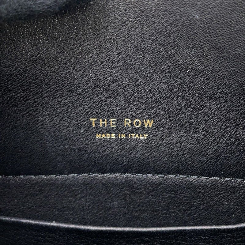 ザ ロウ ハンドバッグ マルゴー10 レザー THE ROW 2way 黒