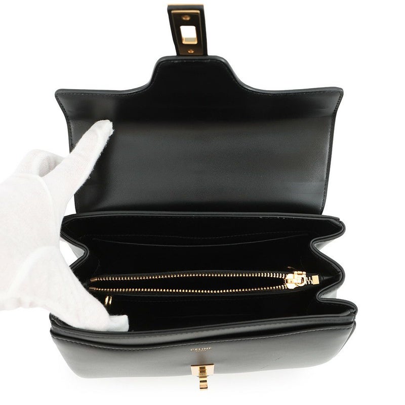 セリーヌ ハンドバッグ 16 セーズ カーフレザー 188003 CELINE 2way 黒