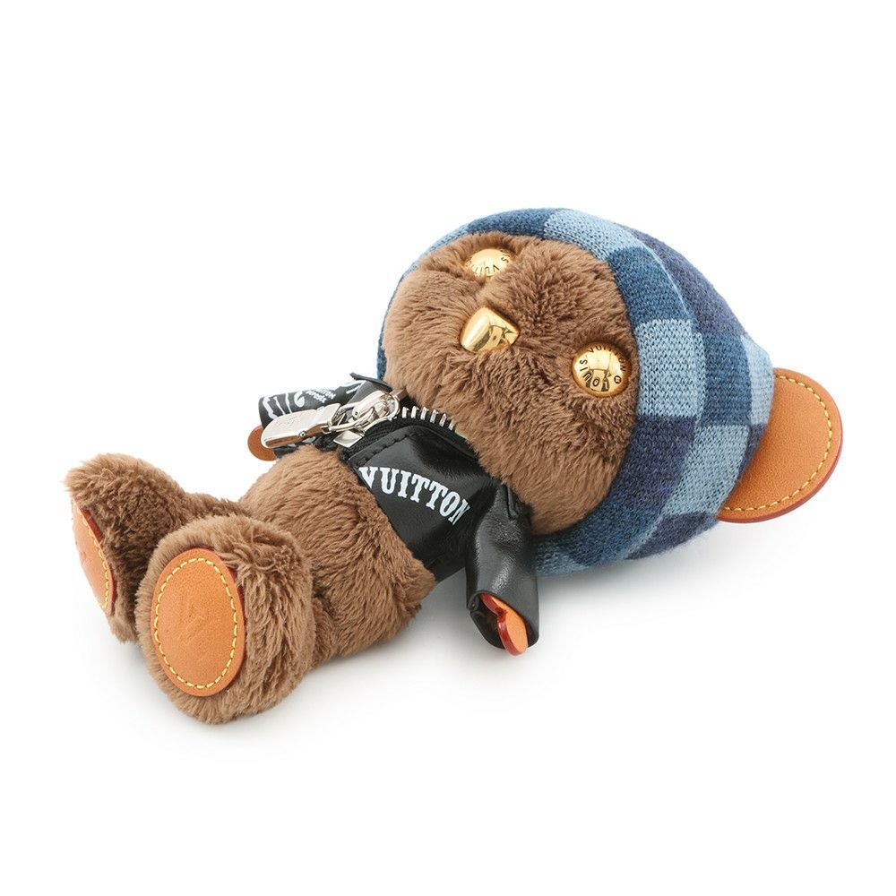 ルイヴィトン バッグチャーム LV ルイ ベア フェイクファー M03206