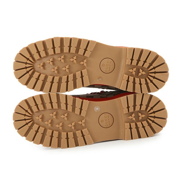 グッチ ブーツ ノースフェイスコラボ トレッキングブーツ GGキャンバス メンズサイズ10 679914 GUCCI 靴 NORTH FACE